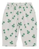 Pantalon Carrot Molleton Gris trèfles
