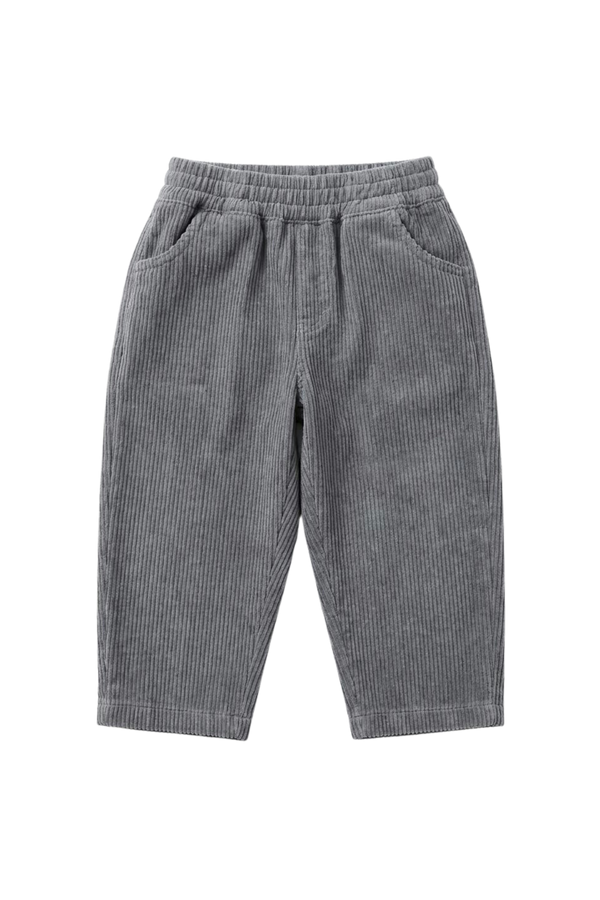 Pantalon Carrot Corderoy Bleu Cendre