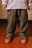 Pantalon Carrot Corderoy Dark Olive