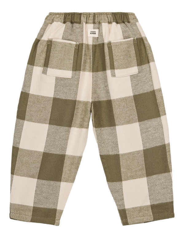 Pants Carrot flannel gingham