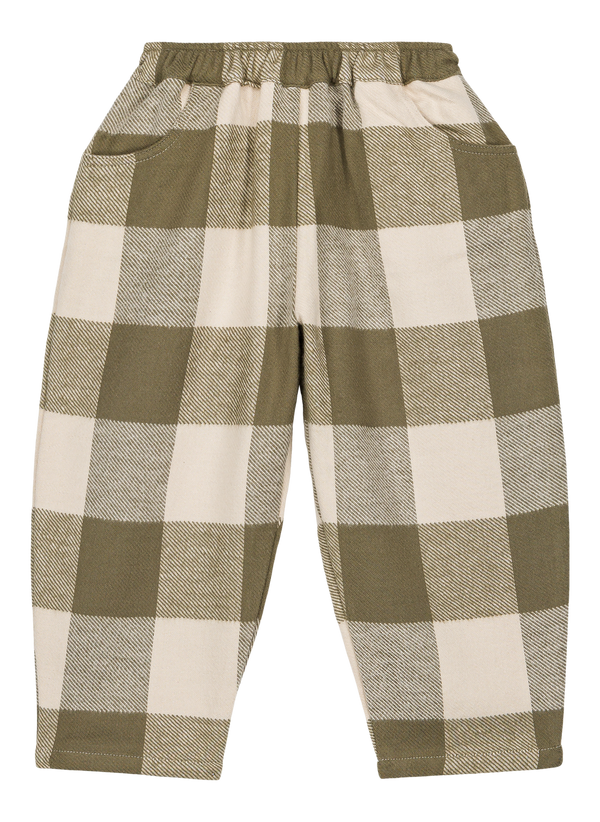 Pants Carrot flannel gingham