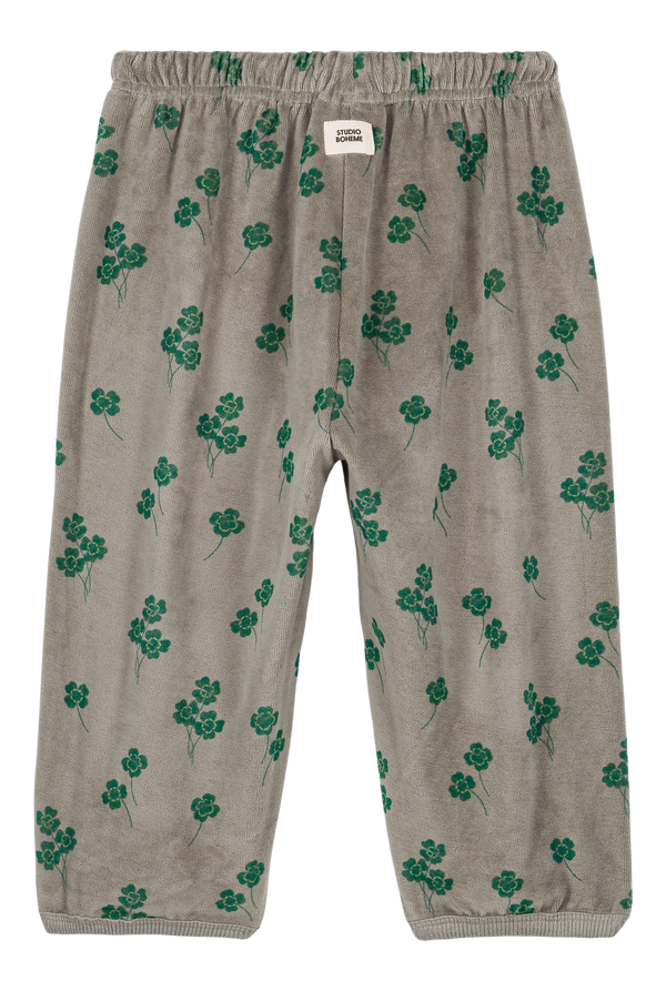 Pantalon Porgy Velvet Gris trèfles