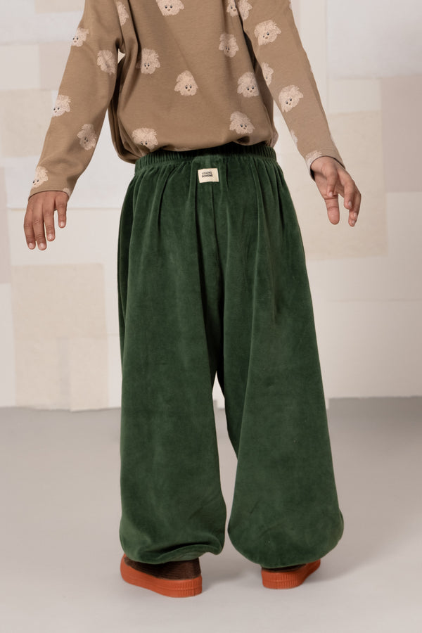 Pantalon Porgy Velvet Vert cilantro
