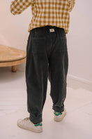 Pantalon Carrot Corderoy Carbone