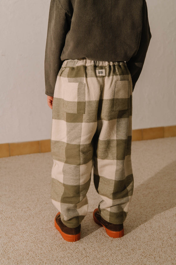 Pants Carrot flannel gingham
