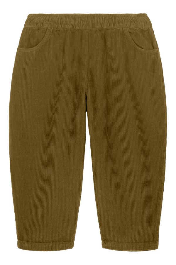 Pants Carrot Corduroy Green nutria