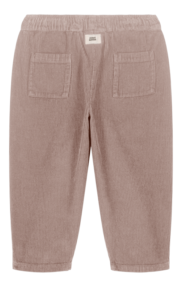 Pantalon Carrot Corderoy Mauve pâle