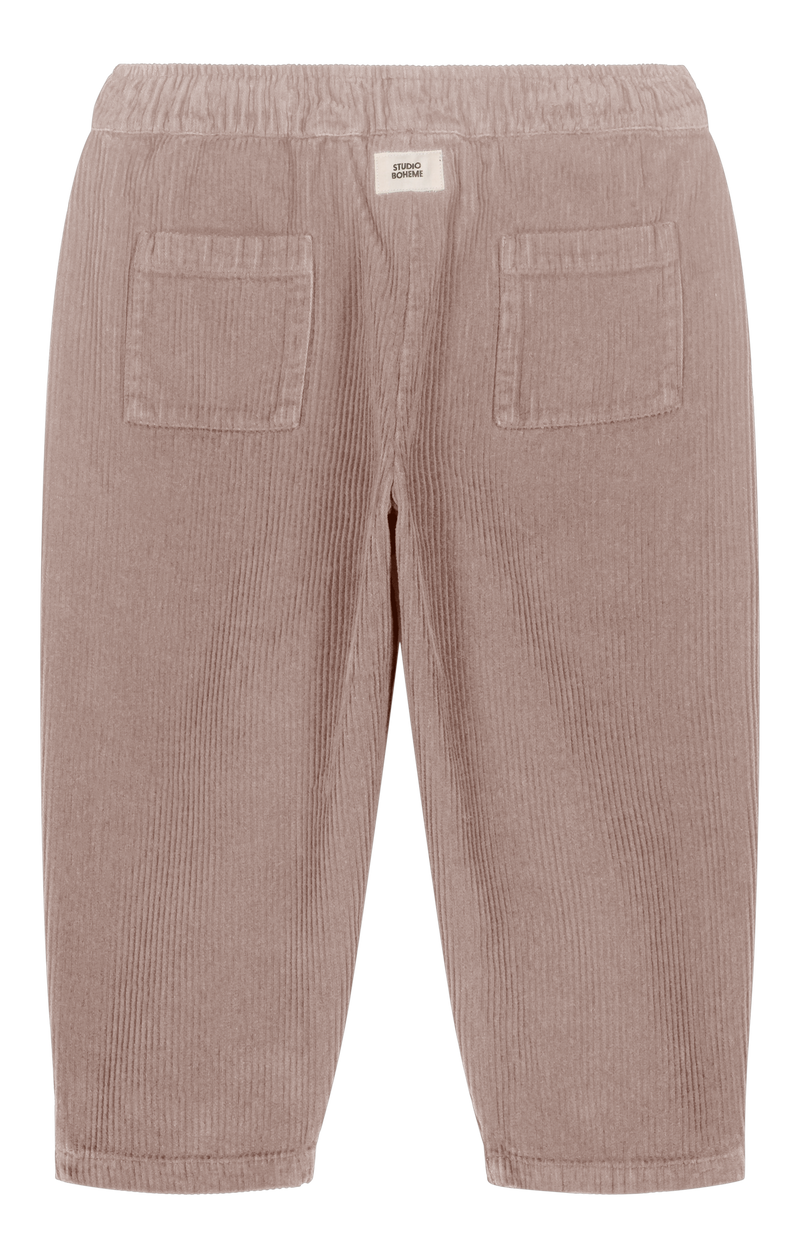 Pants Carrot Corduroy Light Mauve