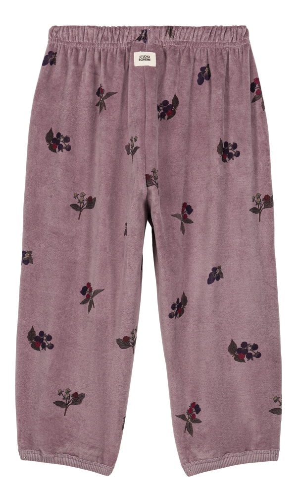 Pantalon Porgy Velvet Mauve mûres