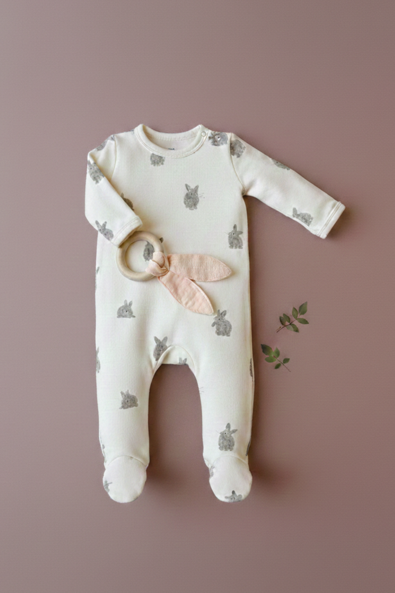 Pyjama Chubby Ecru Lapins