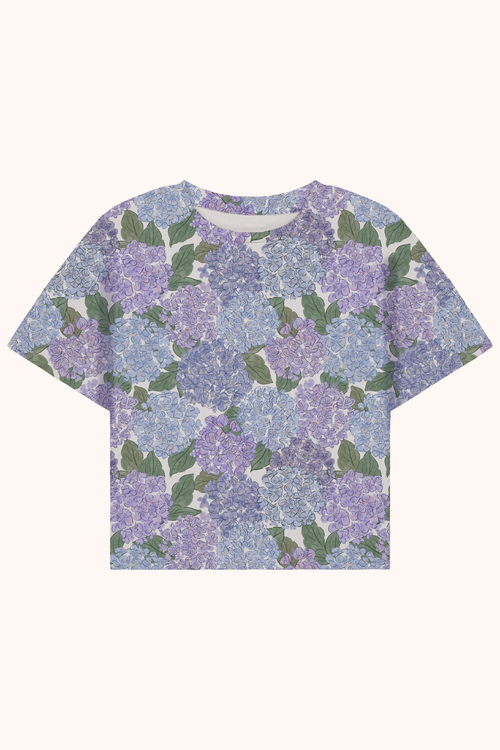 T-shirt Flow Hortensia