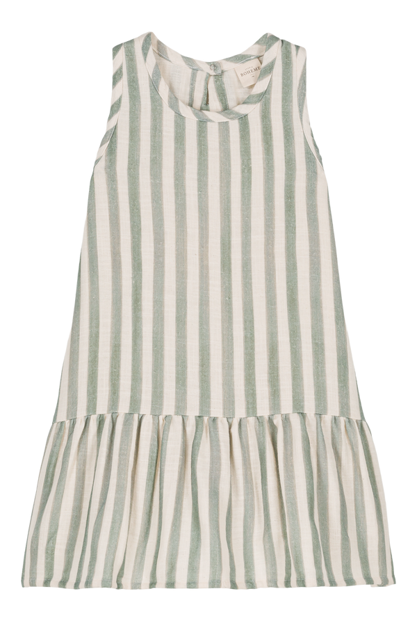 Dress Playa Green stripes