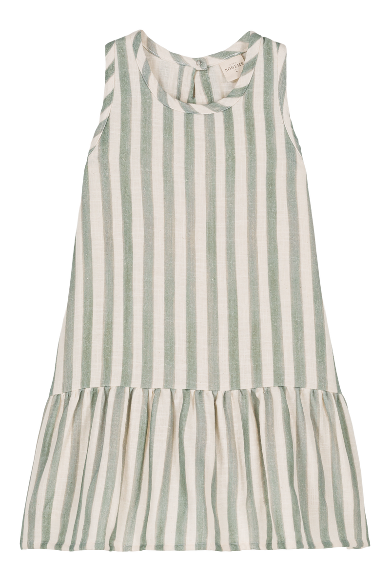 Dress Playa Green stripes