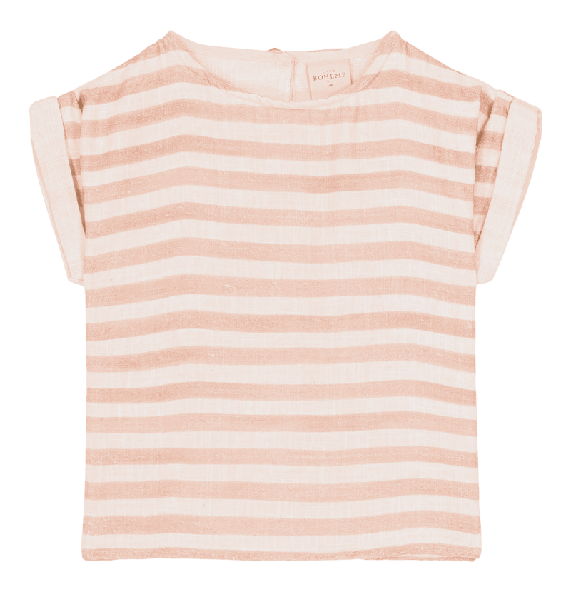 Blouse Woman Praslin Pink Stripes