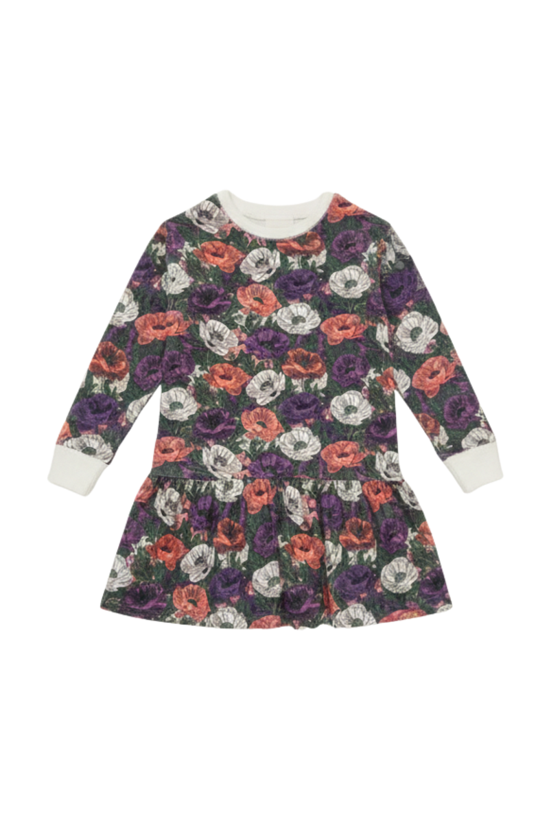 Robe Chicas Velvet Poppy