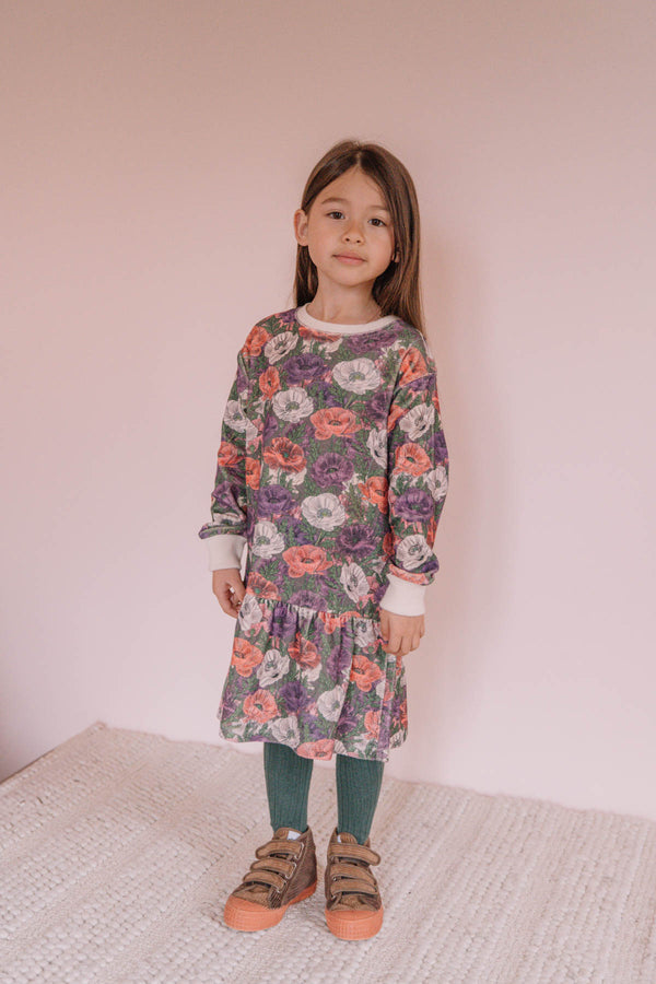 Robe Chicas Velvet Poppy
