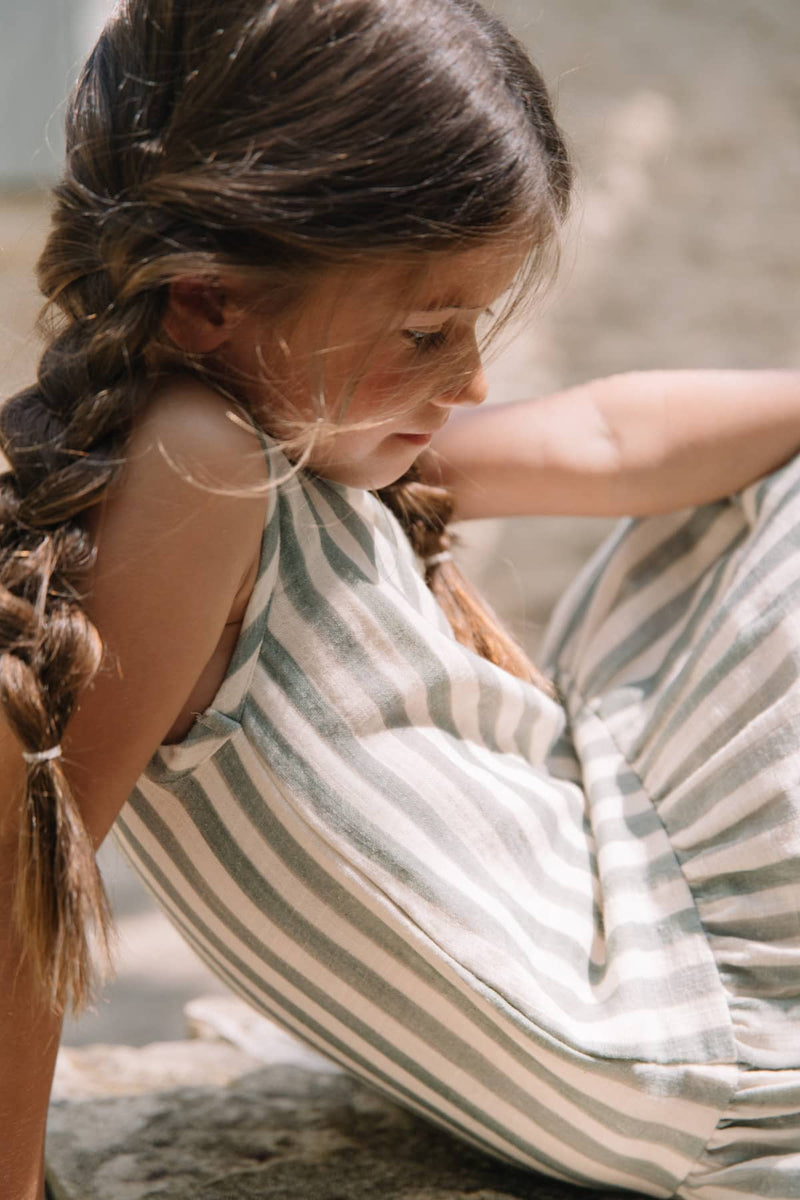 Robe Playa en gaze de coton biologique sans manches parfaite pour l'été