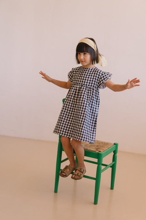 Robe Cousine Vichy Noir