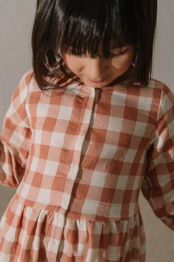 Robe Gaia Vichy Rose
