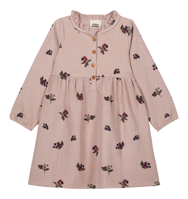 Robe Vermont Corderoy Mauve pâle mûres