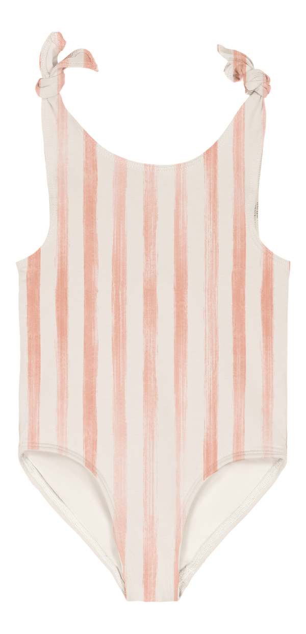 Roberta 1 Piece Swimsuit pink stripes