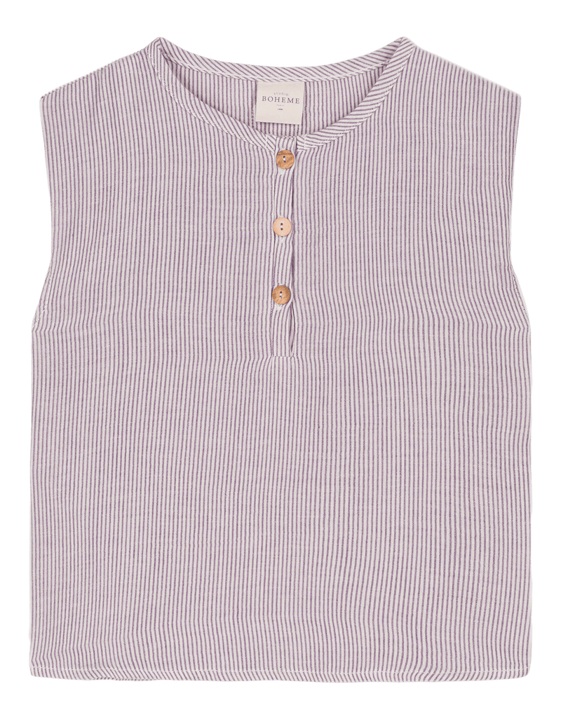 blouse Roman Purple stripes