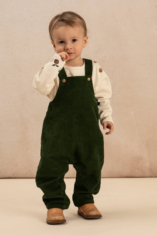 Overalls Homer Corduroy Forest Green