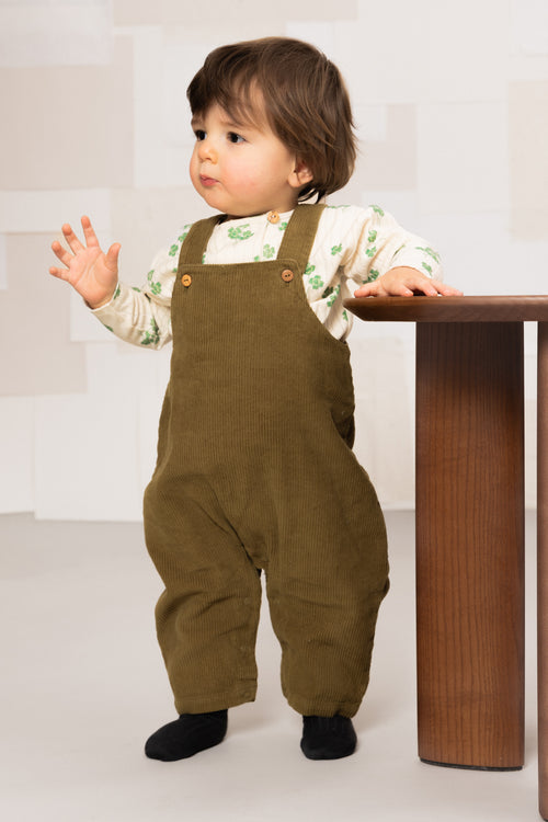 Overalls Homer Corduroy Green nutria