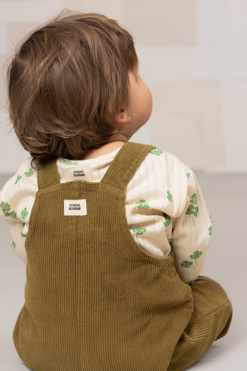 Overalls Homer Corduroy Green nutria