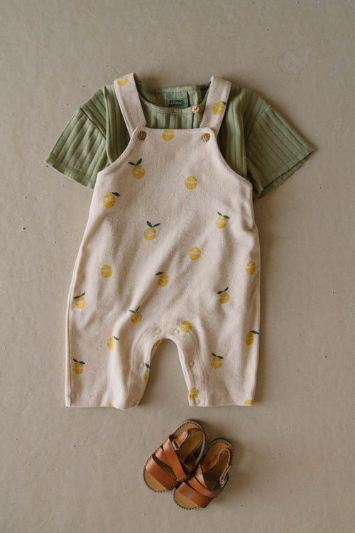 Salopette Homer Terry Sand Citron