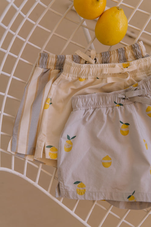 Short de bain Chico Bleu Citron