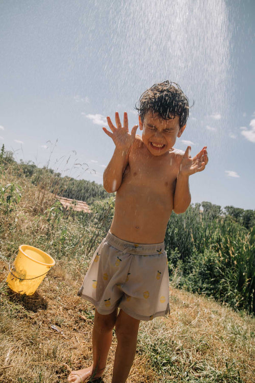 Short de bain Chico Bleu Citron