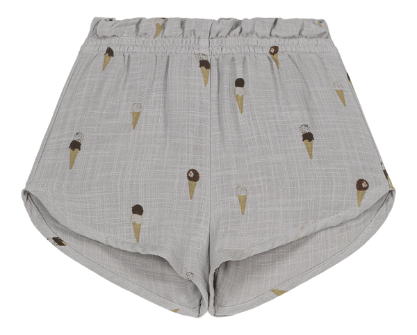 Shorts Georgette Grey Blue Ice Cream