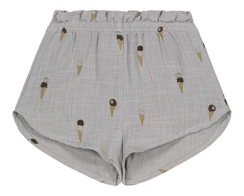 Shorts Georgette Grey Blue Ice Cream