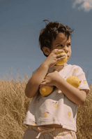 T-shirt Essential Terry Sand Citron