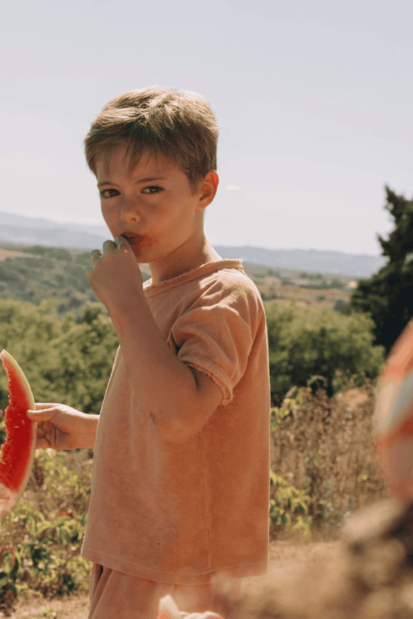 T-shirt Essential Terry Dulce Beige