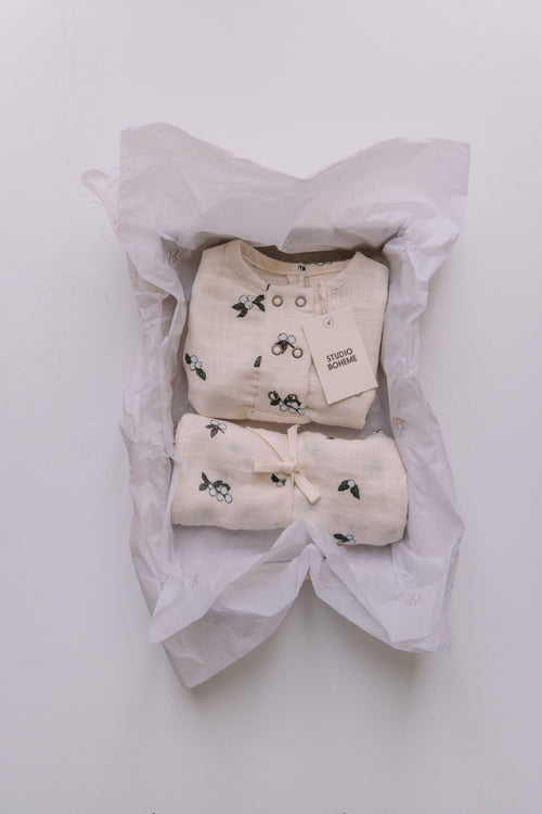 Swaddle XL Doudou Ecru Mistletoe