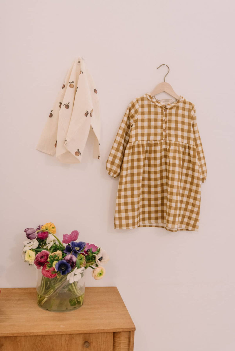 Dress Vermont Gingham Caramel