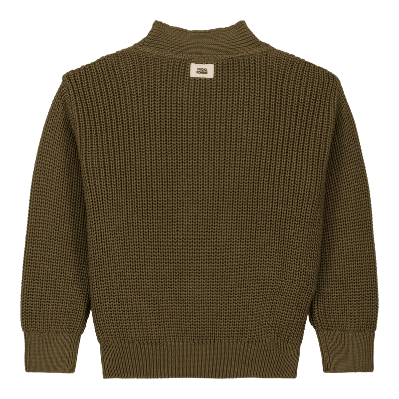 Angelo Cardigan Olive green