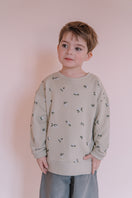 Sweat-shirt Bart Blue / Vert Grisé Gui