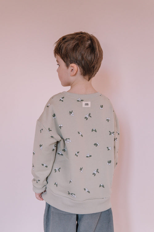 Sweat-shirt Bart Blue / Vert Grisé Gui