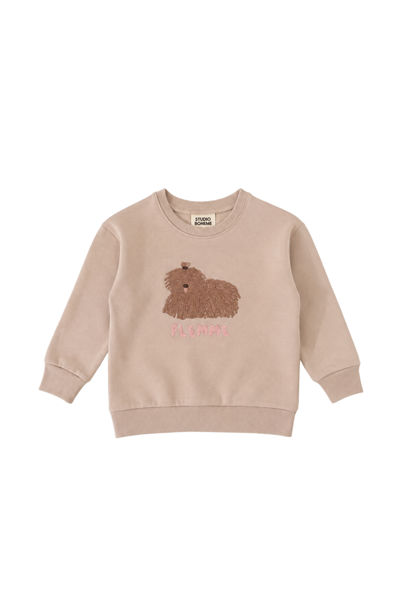 Sweat-shirt Bart Savannah Dog Flemme
