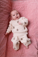 Pantalon Porgy Molleton Ecru Lapins