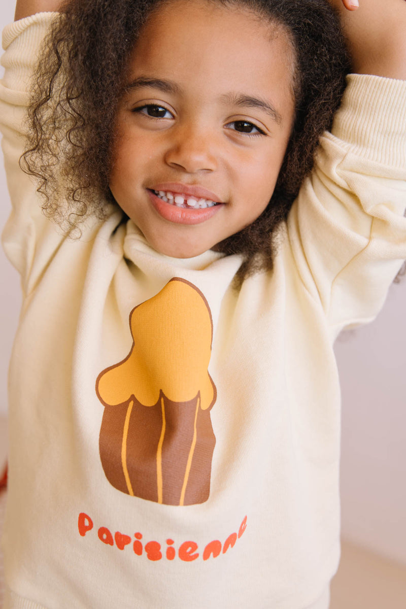 Sweat-shirt Bart Lemon cream Brioche