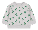 Sweat-shirt Bart Gris trèfles all over