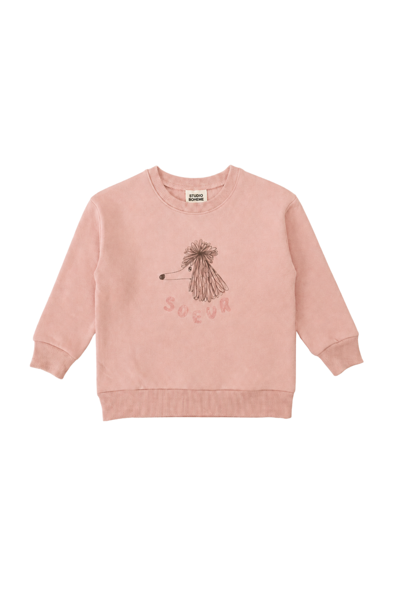 Sweat-shirt Bart Rose Dog Soeur