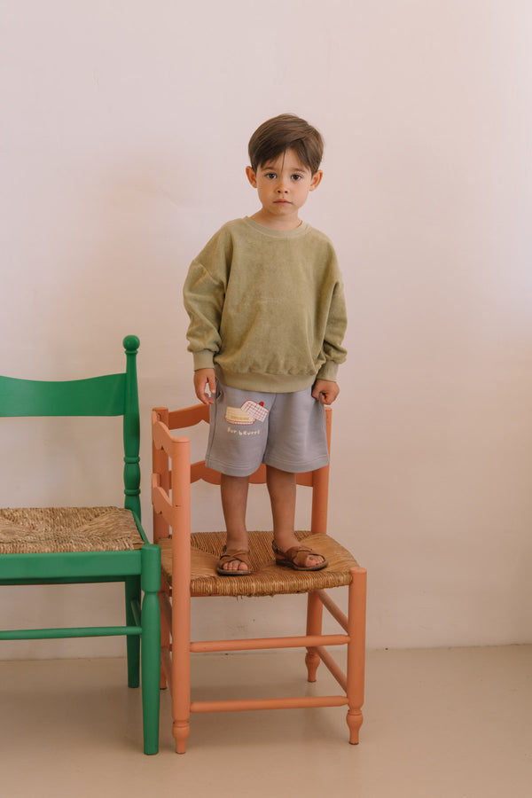 Sweat-shirt Bart Terry Vert Golden