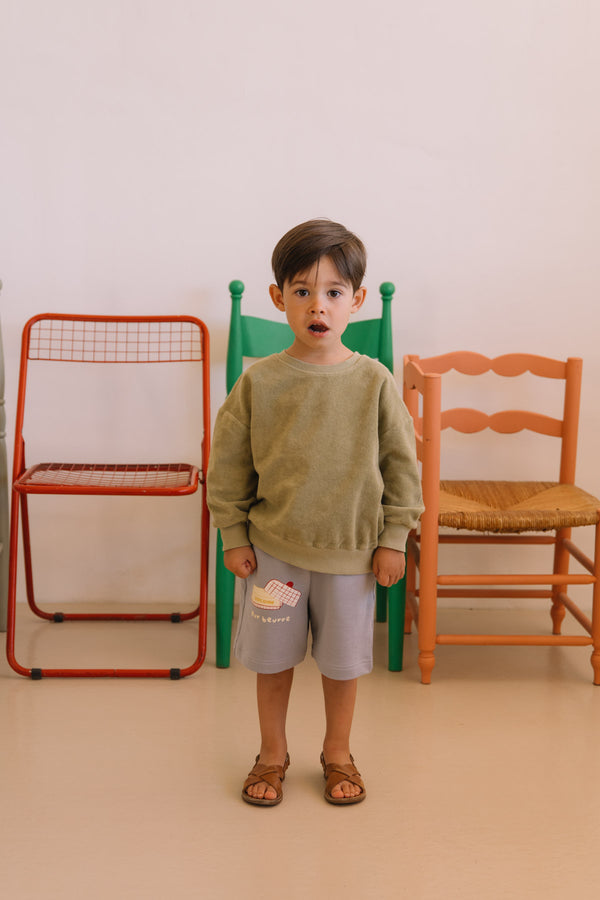 Sweat-shirt Bart Terry Vert Golden