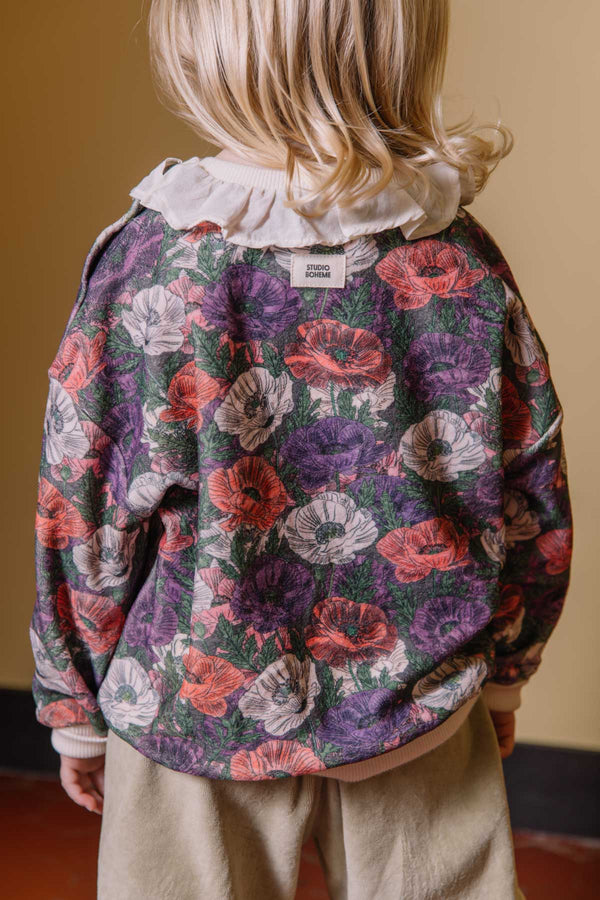 Sweat-shirt Juno Velvet Poppy