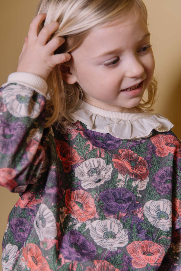 Sweat-shirt Juno Velvet Poppy